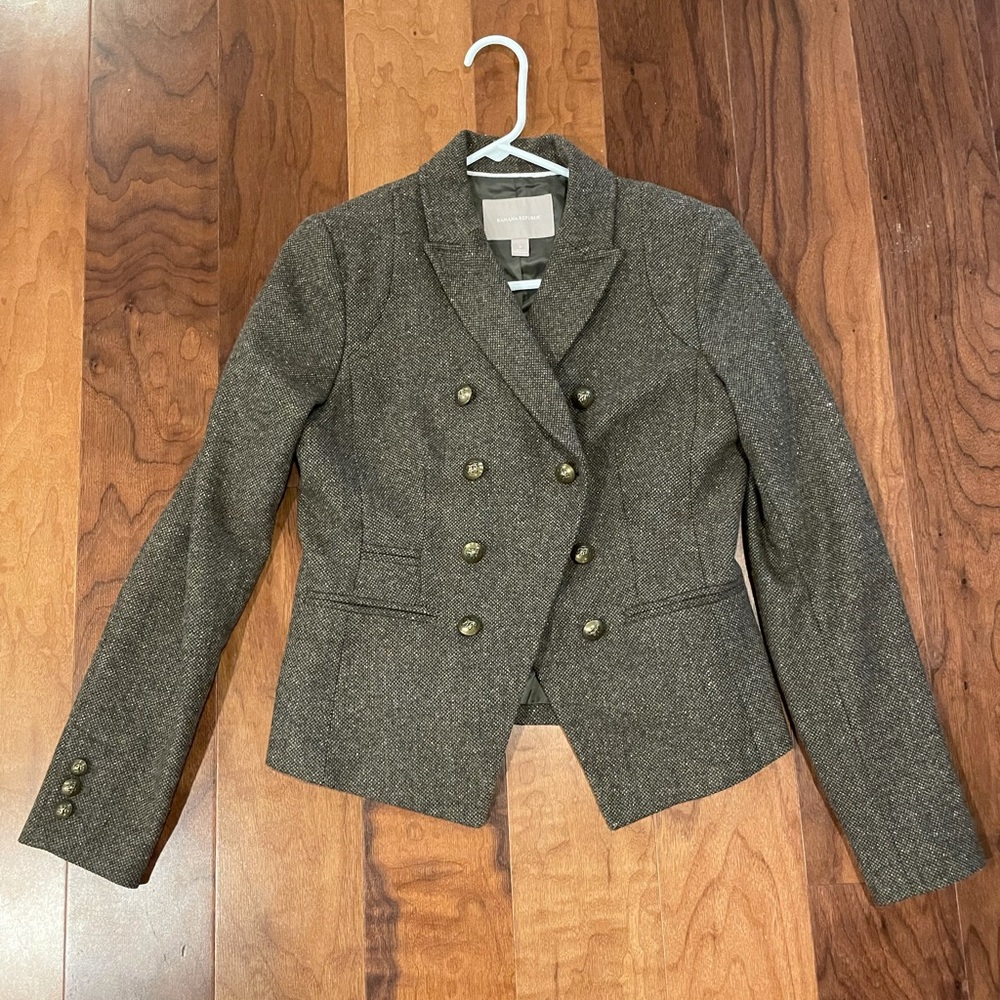 Banana Republic Olive green blazer size 6